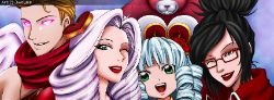 Heartseeker Ashe, Annie, Varus & Vayne by Dweynie HD Wallpaper Fan Art Artwork League of Legends lol