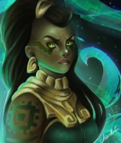 Illaoi by joacoful HD Wallpaper Fan Art Artwork League of Legends lol