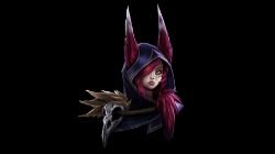 Xayah Portrait by yerim lim HD Wallpaper Fan Art Artwork League of Legends lol