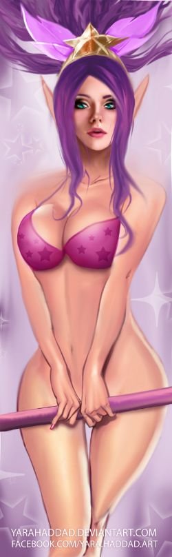 Sexy Star Guardian Janna by yarahaddad HD Wallpaper Background Fan Art Artwork League of Legends lol