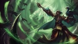 Tyrant Swain Splash Art 4k HD Wallpaper Official Artwork League of Legends lol