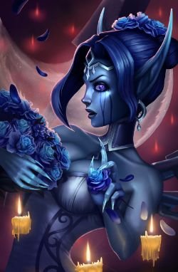 Ghost Bride Morgana by domeano HD Wallpaper Background Fan Art Artwork League of Legends lol