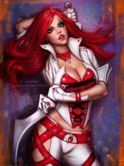 Katarina (Skin Concept) by AyyaSAP HD Wallpaper Fan Art Artwork League of Legends lol