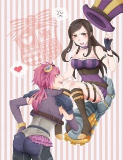 Vi & Caitlyn by ichi HD Wallpaper Fan Art Artwork League of Legends lol HD Wallpaper Fan Art Artwork League of Legends lol
