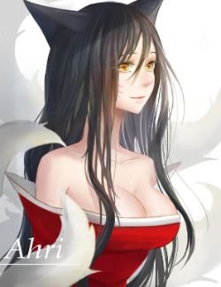 Ahri by BBSIR (2) League of Legends Artwork Wallpaper lol