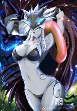 Sexy Kindred by TorahimeMax HD Wallpaper Fan Art Artwork League of Legends lol