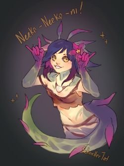 Neeko by schnellertod HD Wallpaper Background Fan Art Artwork League of Legends lol