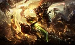 Master Yi Vs Mordekaiser Promo Art