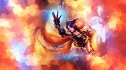Foxfire Ahri by Platna HD Wallpaper Fan Art Artwork League of Legends lol