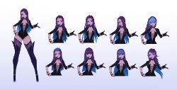 K/DA Kai'Sa Concept (Exploration) by Jesse Li HD Wallpaper Background Official Art Artwork League of Legends lol