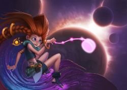 Zoe by Carlos Arranz HD Wallpaper Background Fan Art Artwork League of Legends lol