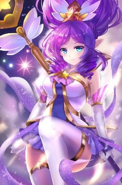 Star Guardian Janna by felichanxx HD Wallpaper Background Fan Art Artwork League of Legends lol