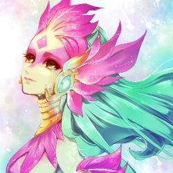 River Spirit Nami by 柿P HD Wallpaper Fan Artwork League of Legends lol
