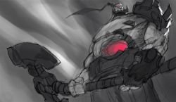 Classic Sion Splash Art Process Art (3) League of Legends Artwork Wallpaper lol