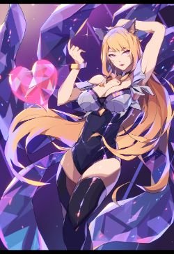 K/DA Ahri by TenGo HD Wallpaper Background Fan Art Artwork League of Legends lol