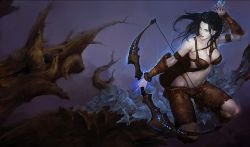 Woad Ashe Splash Art Chinese League of Legends Artwork Wallpaper lol