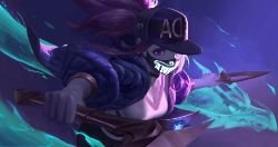 K/DA Akali by TECONG YE HD Wallpaper Background Fan Art Artwork League of Legends lol