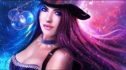 Caitlyn by MagicnaAnavi HD Wallpaper Artwork Fan Art League of Legends lol