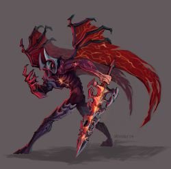 Aatrox by InfernalGuard League of Legends Artwork Wallpaper lol