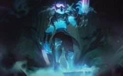 Death Sworn Zed Splash Art HD 4k Wallpaper Background Official Art Artwork League of Legends lol