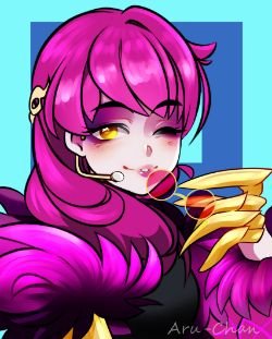 K/DA Evelynn by YK-DGB HD 4k Wallpaper Background Fan Art Artwork League of Legends lol