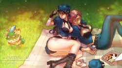 Officer Caitlyn & Vi by 듀로우미 HD Wallpaper Background Fan Art Artwork League of Legends lol