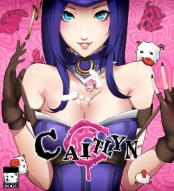 Caitlyn, Vi & Poro by KumikoPixiv (1) HD Wallpaper Artwork Fan Art League of Legends lol