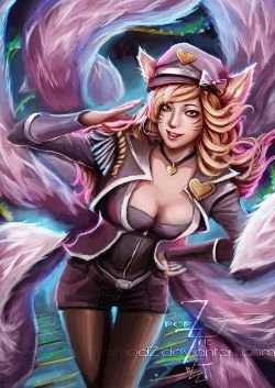 Popstar Ahri by AimedZ (6) League of Legends Artwork Wallpaper lol Fan Art