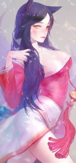 Ahri by GOYO League of Legends Fan Art Artwork Wallpaper lol