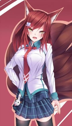 Academy Ahri by キセノ League of Legends Artwork Wallpaper lol