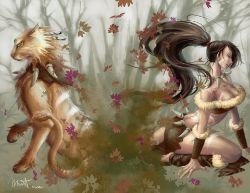 Nidalee by MisMist HD Wallpaper Fan Artwork League of Legends lol
