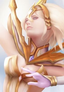 Elementalist Lux (Light) by Booger Wang HD Wallpaper Background Fan Art Artwork League of Legends lol