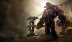 Executioner Mundo Splash Art HD 4k Wallpaper Background Official Art Artwork League of Legends lol