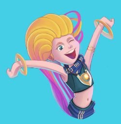 Zoe by viniciustavares HD Wallpaper Background Fan Art Artwork League of Legends lol