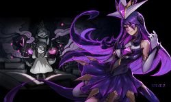 Star Guardian Syndra by Steve Zheng HD Wallpaper Background Fan Art Artwork League of Legends lol