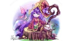 Lulu & Poro by YaA HD Wallpaper Fan Art Artwork League of Legends lol