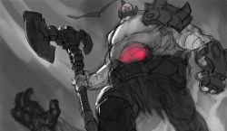 Classic Sion Splash Art Process Art (4) League of Legends Artwork Wallpaper lol