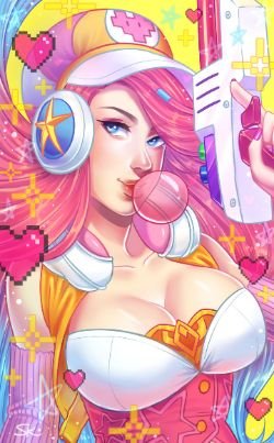 Arcade Miss Fortune by Susan-Kim HD Wallpaper Fan Art Artwork League of Legends lol