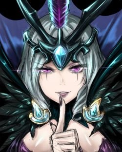 Ravenborn LeBlanc Portrait by Kaho HD Wallpaper Fan Art Artwork League of Legends lol