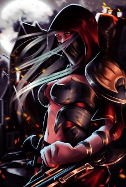Female Zed (genderbend) by Alphagusta HD Wallpaper Background Fan Art Artwork League of Legends lol