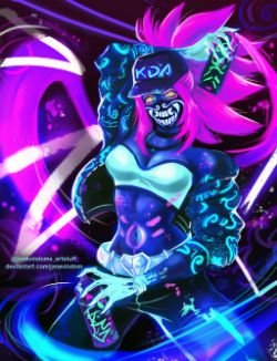 K/DA Akali by JaneVindom HD Wallpaper Background Fan Art Artwork League of Legends lol
