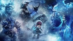 Glacial Malphite, Rammus, Sejuani, Annie, Janna, Anivia & Ashe by iamsointense HD Wallpaper Fan Art Artwork League of Legends lol