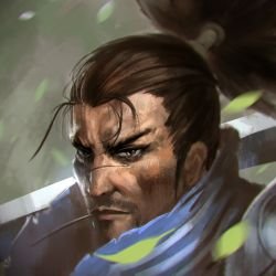 Yasuo Portrait by zippo514 League of Legends Artwork Wallpaper lol