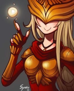 Justicar Syndra by LataeDelan HD Wallpaper Fan Art Artwork League of Legends lol