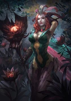 Elderwood Leblanc by CGlas HD Wallpaper Fan Art Artwork League of Legends lol