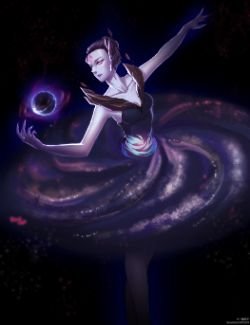 Dark Star Orianna by 柯子 HD Wallpaper Background Fan Art Artwork League of Legends lol