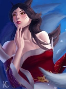 Ahri by meiyue League of Legends Artwork Wallpaper lol Fan Art