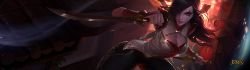 Warring Kingdoms Katarina Splash Art League of Legends Artwork Wallpaper lol