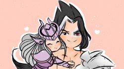 Kayn & Syndra by DeyneSD HD Wallpaper Background Fan Art Artwork League of Legends lol