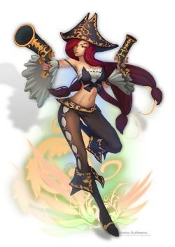 Miss Fortune by supergloominess HD Wallpaper Fan Art Artwork League of Legends lol (2)